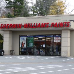 Front of Sherwin Williams Paints store